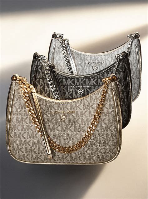 michael kors jet set charm item 30h01tce3m gunmetal|Jet Set Charm Small Logo Pochette .